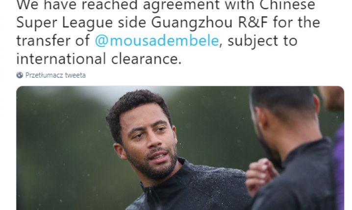 OFICJALNIE! Mousa Dembélé zmienia klub!